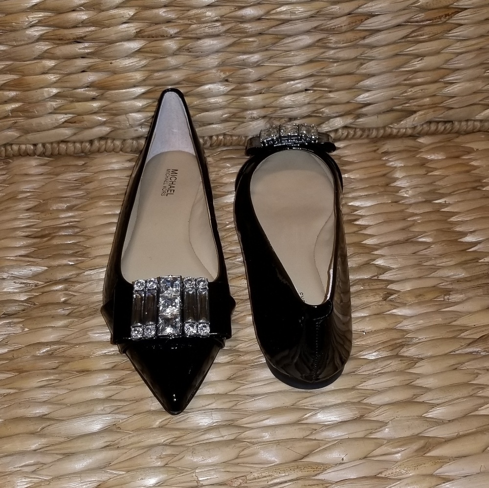 NEW Michael Kors Michelle pointed toe slide flats - Picture 4 of 6
